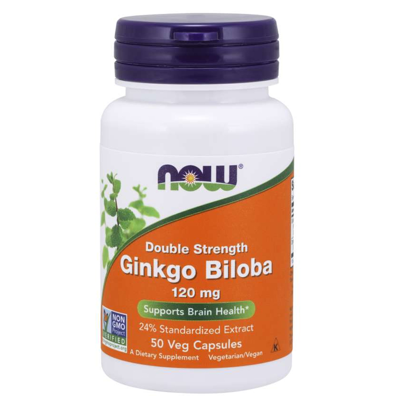 Now Foods Ginkgo Biloba Vegicaps 120 mg