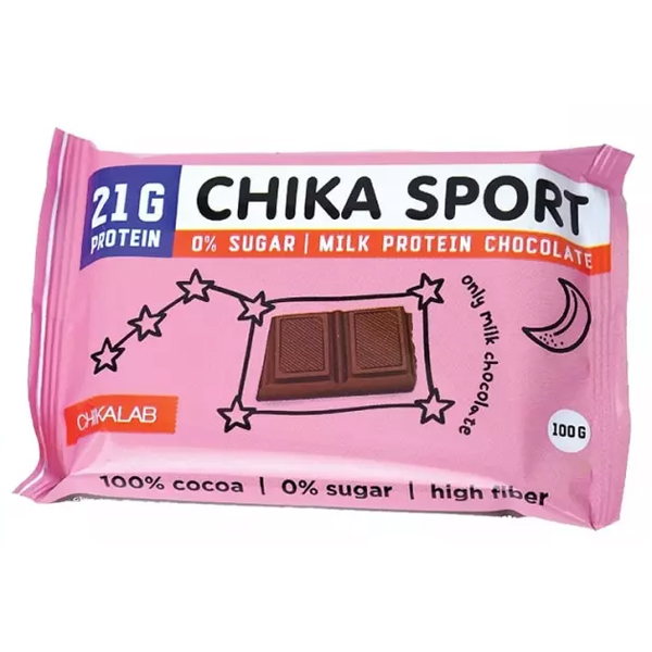 Шоколад молочный Chika Sport