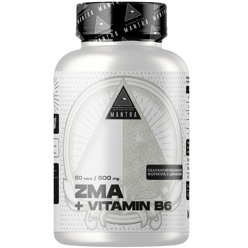 Mantra Biohacking ZMA + Vitamin B6